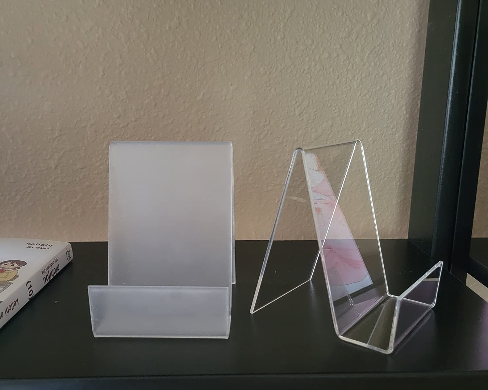 Acrylic Transparent Support Display Bookshelf