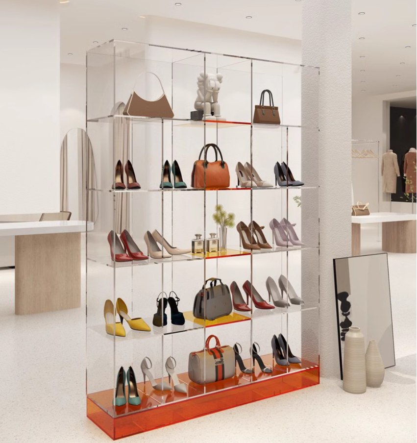 Customized Beauty Shop Cosmetic Acrylic Shelf