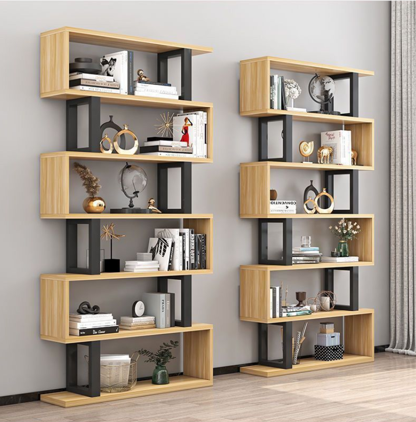 Metal Vertical Storage Partition Racks For Living Room Or Specialty Stores