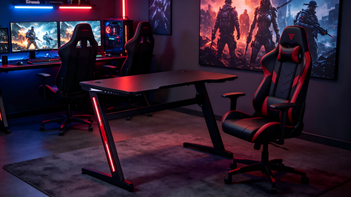 Special table for playing computer games