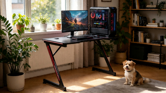 Computer game desk
