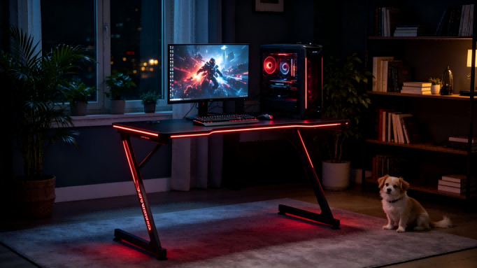 Computer game desk