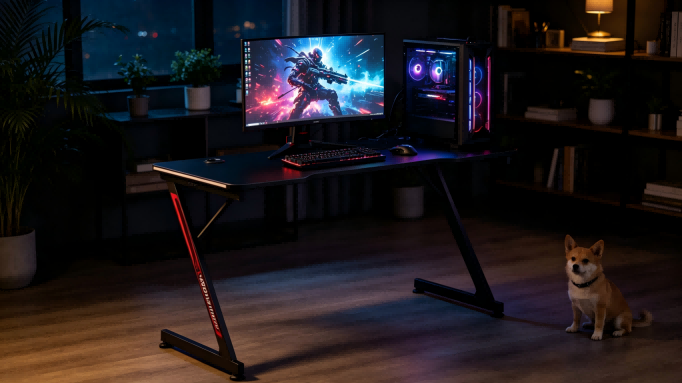 Computer game desk