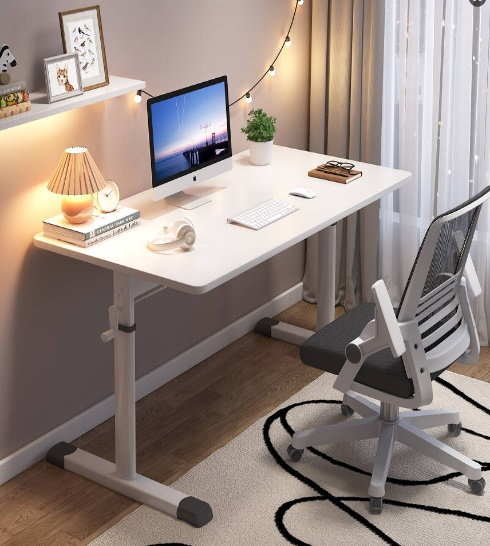 Adjustable Computer Table by Hand