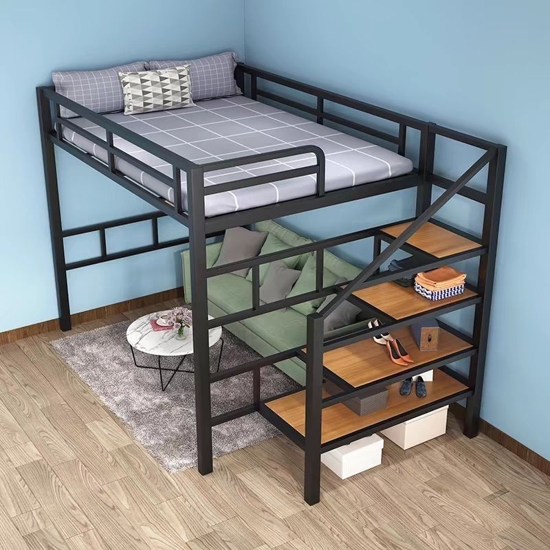 Loft bed and frame with ladder