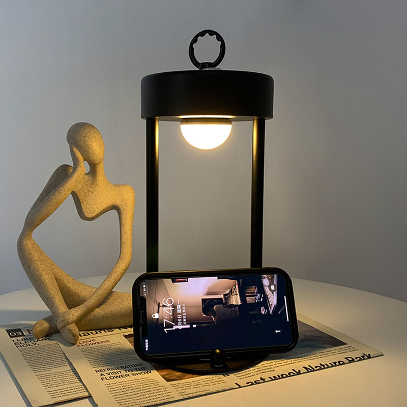 Portable LED Desk Lamp With Phone Holder