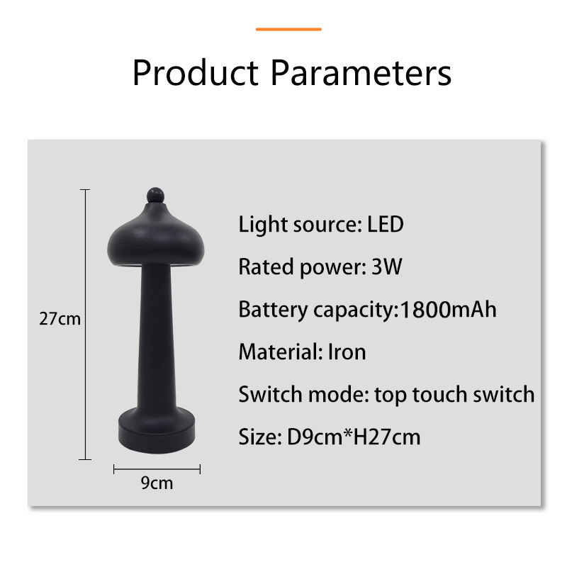 Top Touch LED Light With USB Charging Port