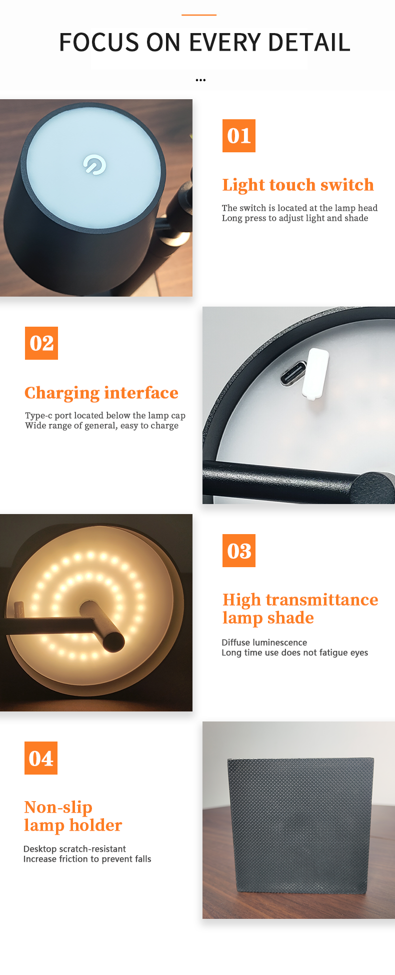 rechargeable wall light