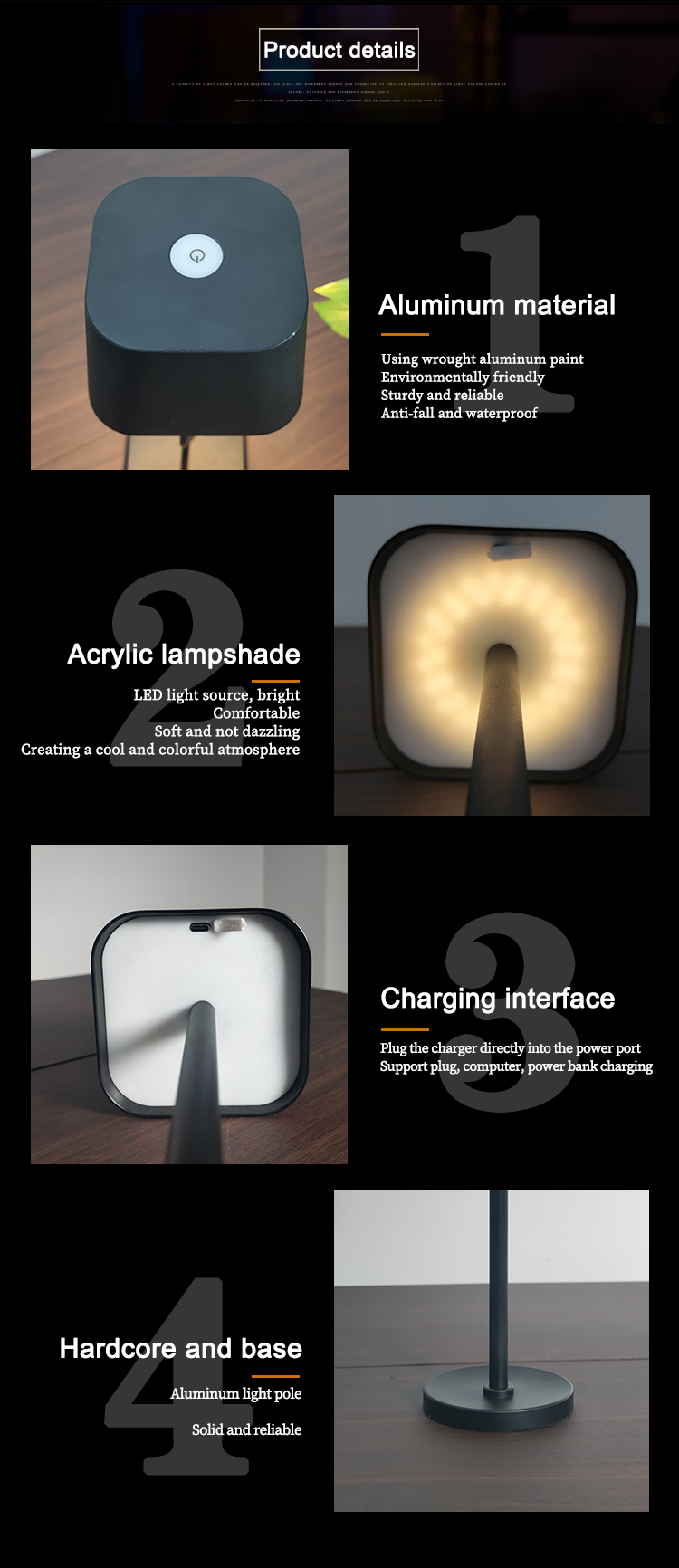 simple table lamp