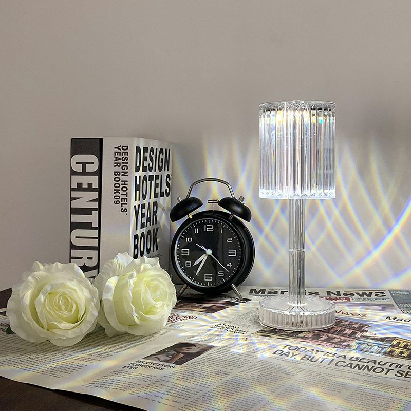 Modern Crystal Acrylic Decorative Table Lamp For Bedroom
