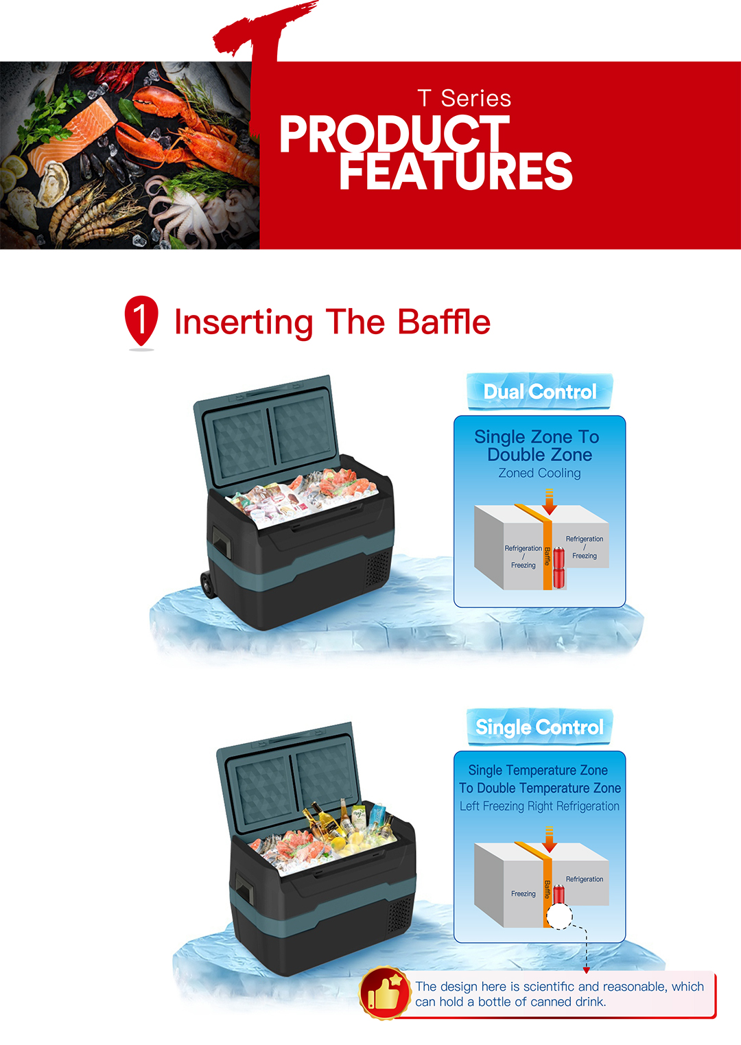 double door refrigerator