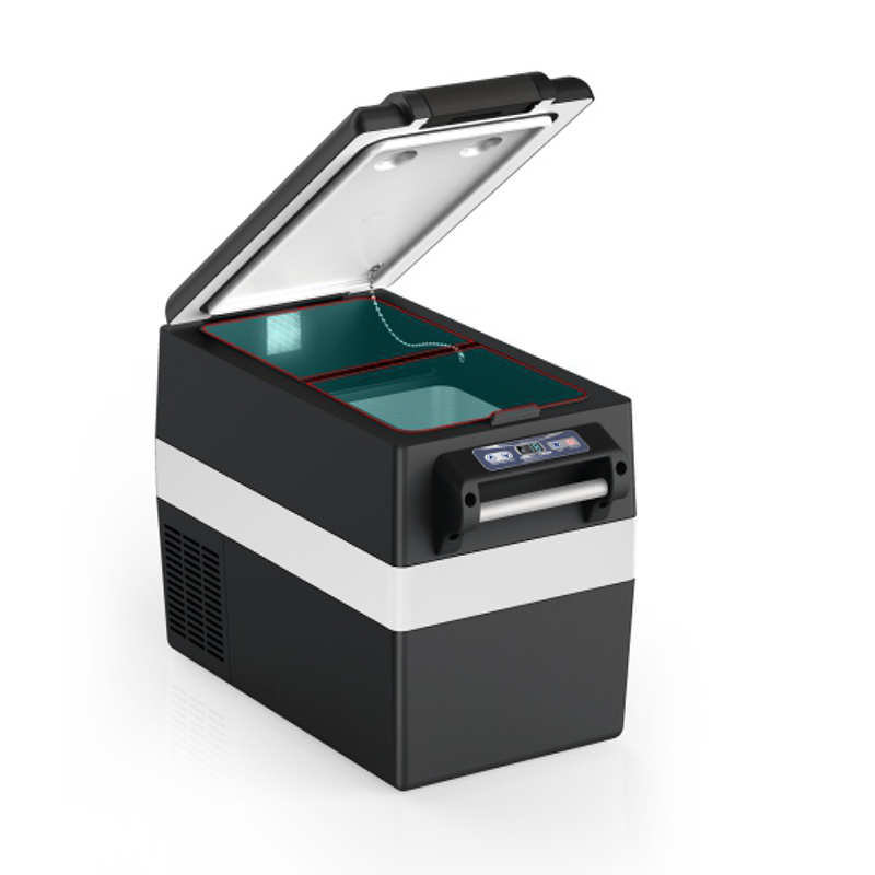 Portable Refrigeration Car Refrigerator With Wheels For Outdoor