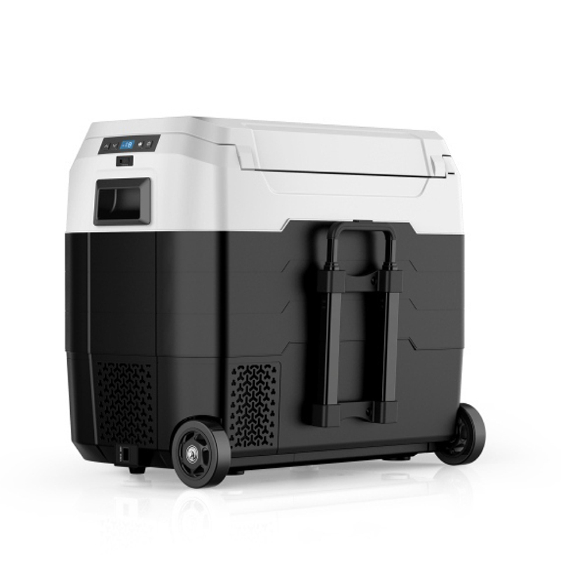 Portable Refrigeration Car Refrigerator With Wheels For Outdoor