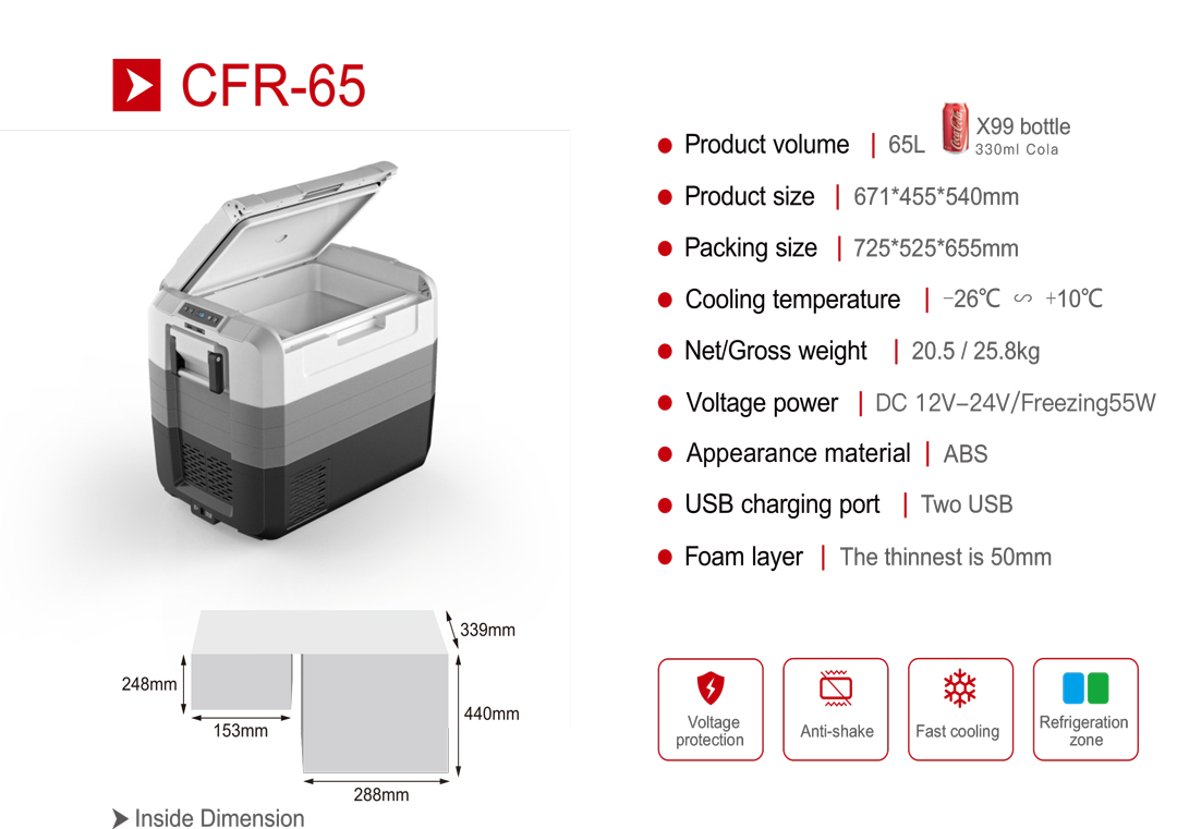 refrigerator for outdoor