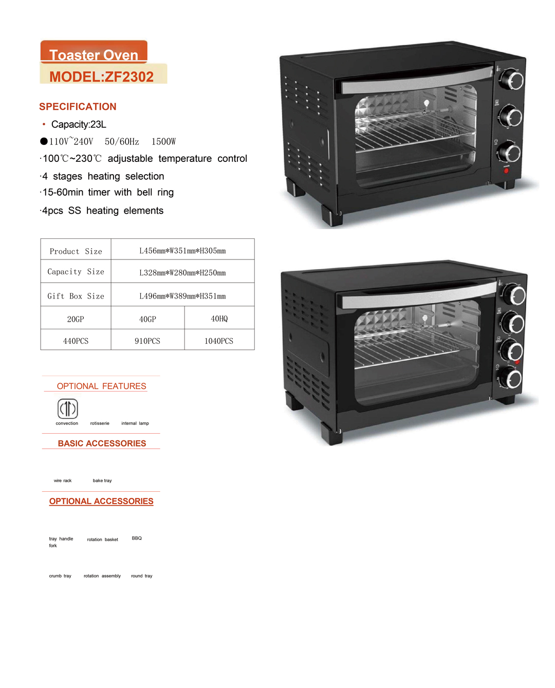 electric oven