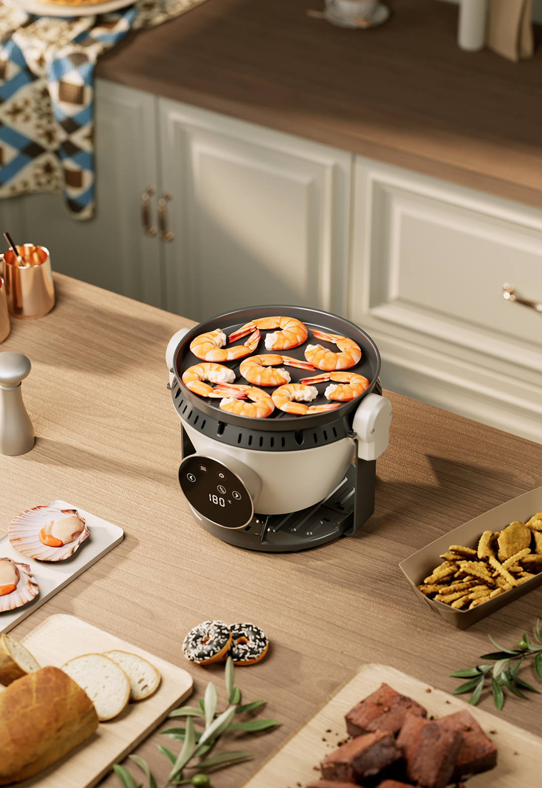 integrated airfryer