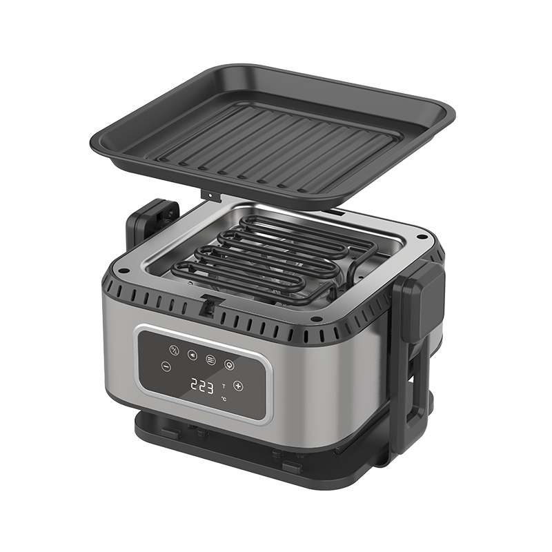 Three-in-one Air Fryer Grill：air Fryer Frying Pan Hot Pot