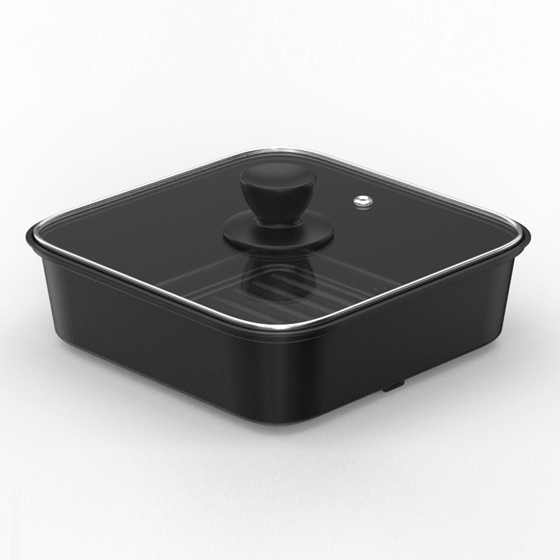 Three-in-one Air Fryer Grill：air Fryer Frying Pan Hot Pot