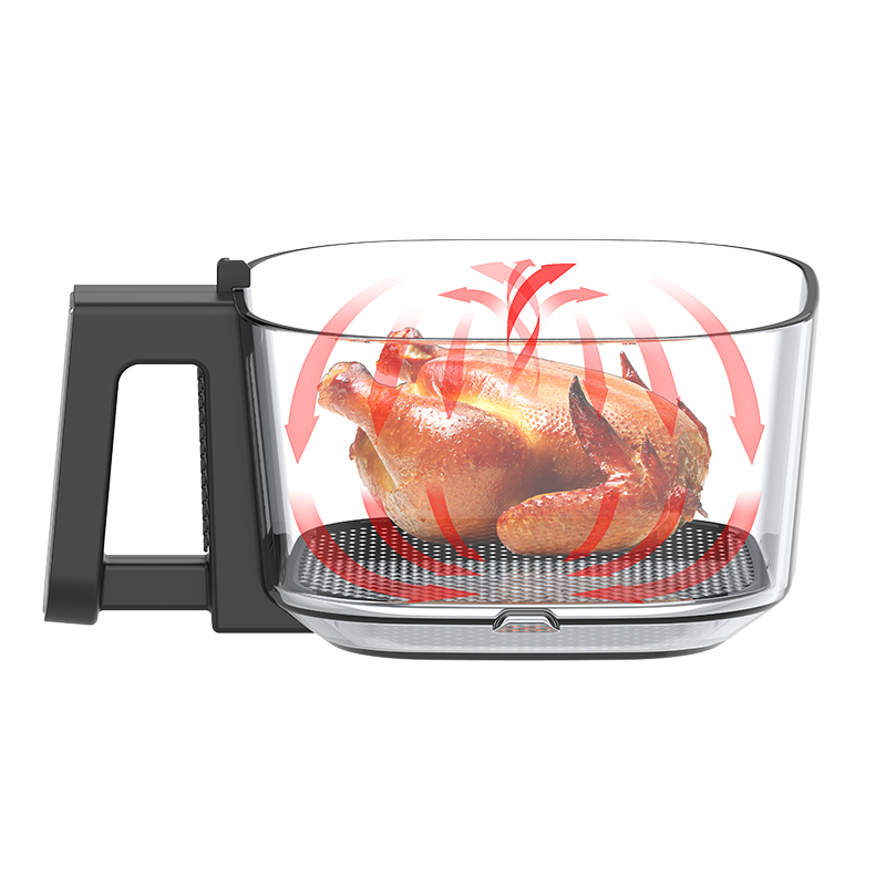 Three-in-one Air Fryer Grill：air Fryer Frying Pan Hot Pot