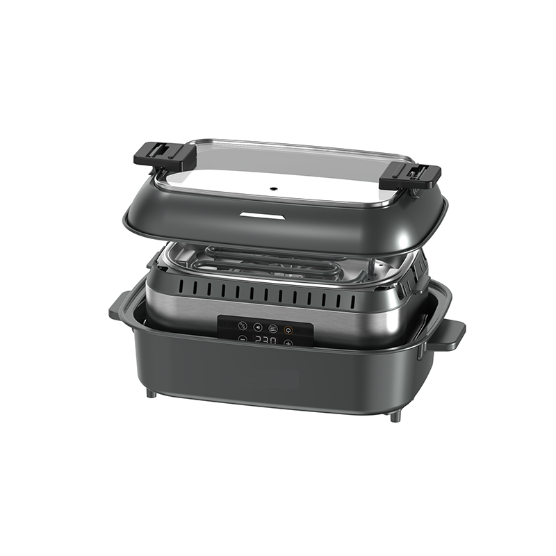 6L Portable Air Fry Grill For Camping Meals