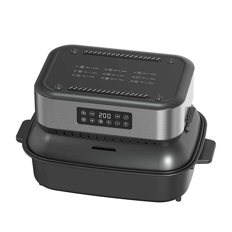 6L Portable Air Fry Grill For Camping Meals