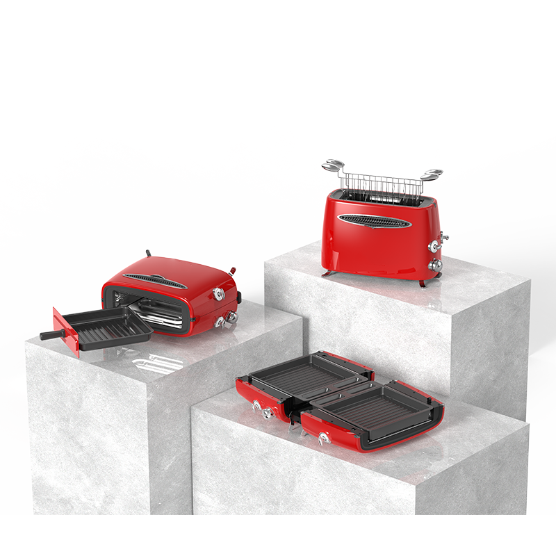 Multifunctional Smokeless Cooking Electric Grill With Knob Control Function