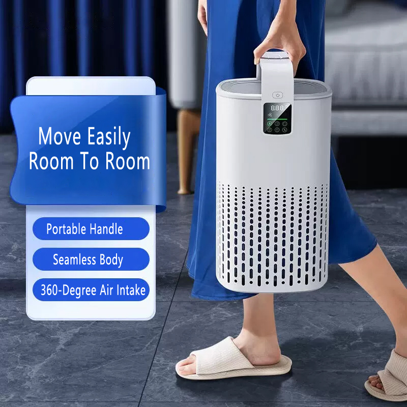 Air Purifier With Plasma Sterilization Deodorization And Hair Absorption Function