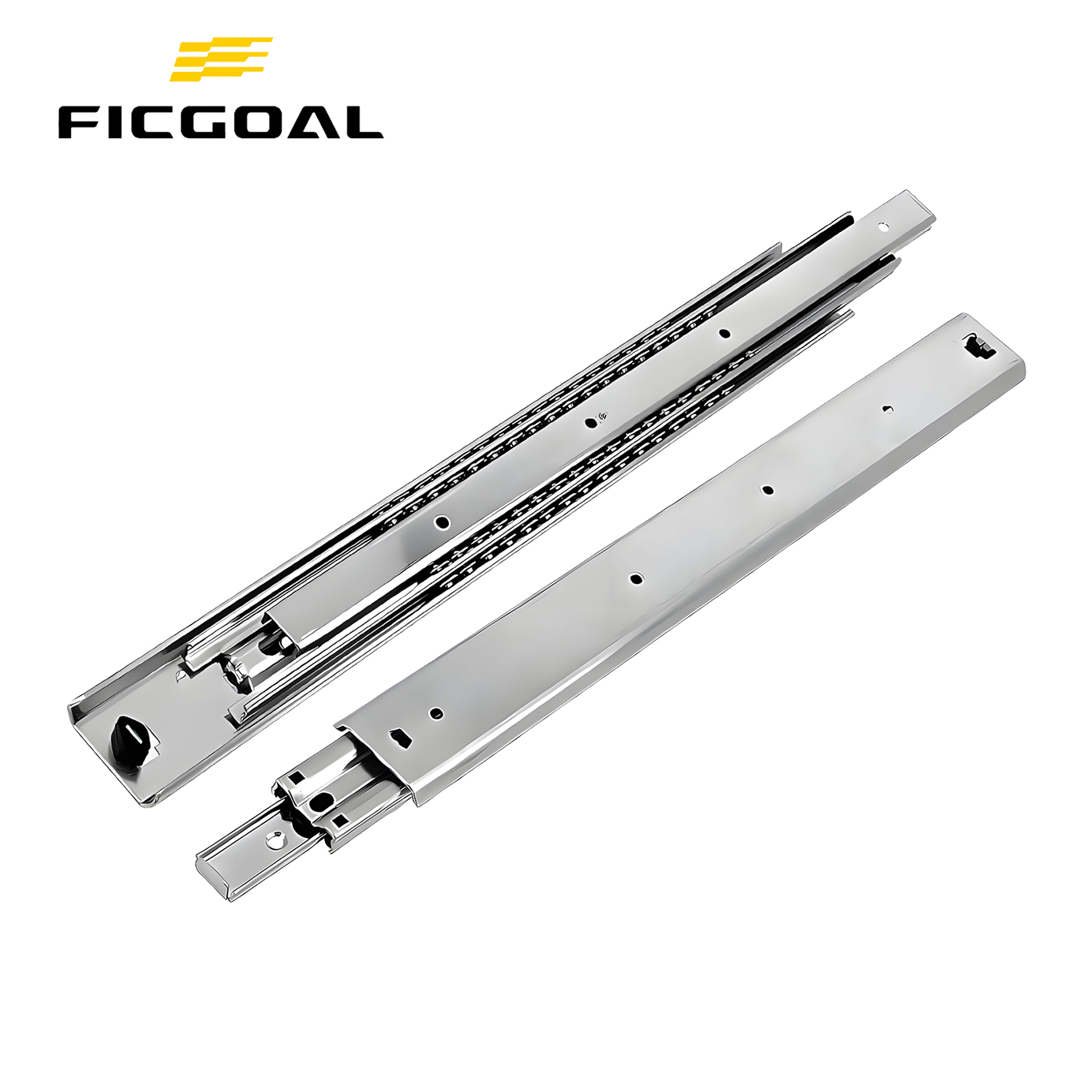 Thanh trượt bi gấp 3 lần bằng thép cán nguội 45mm