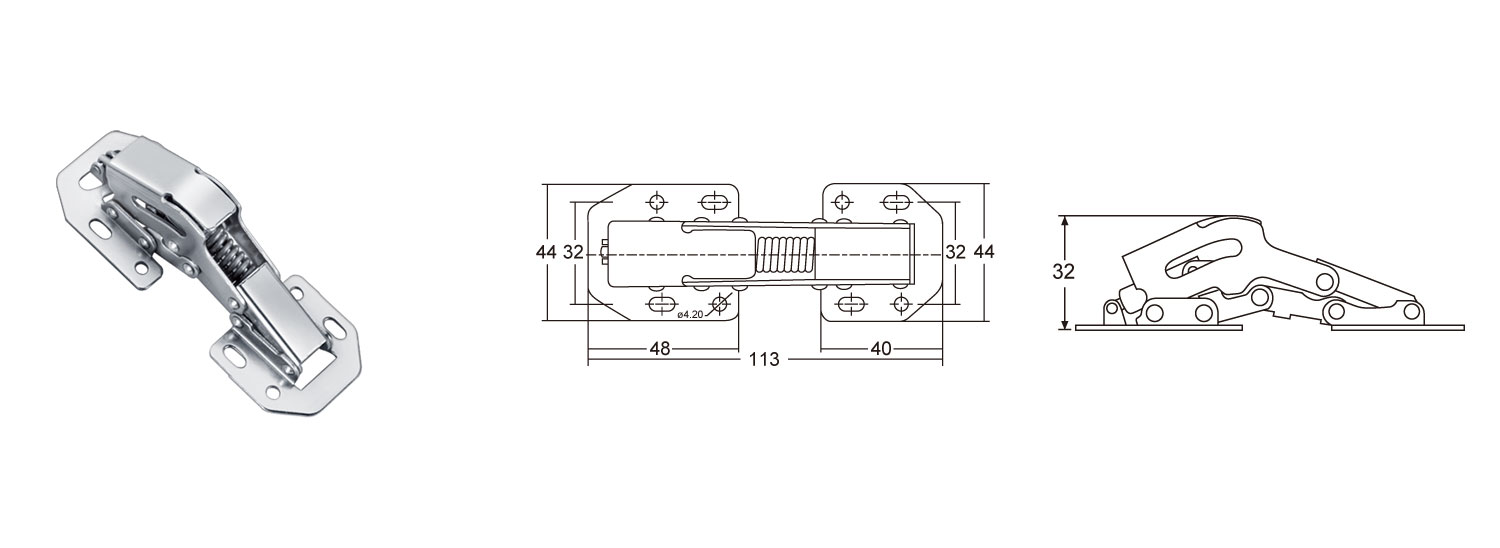 Slide On Bridge Hydraulic Hinge