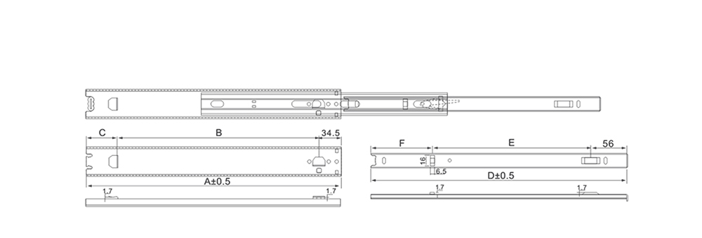 tool chest ball bearing slides