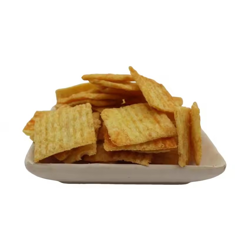 Low Price Crispy Rice Crackers Traditional Chinese Snacks, Fried Rice Crackers, Spot Direct Sales