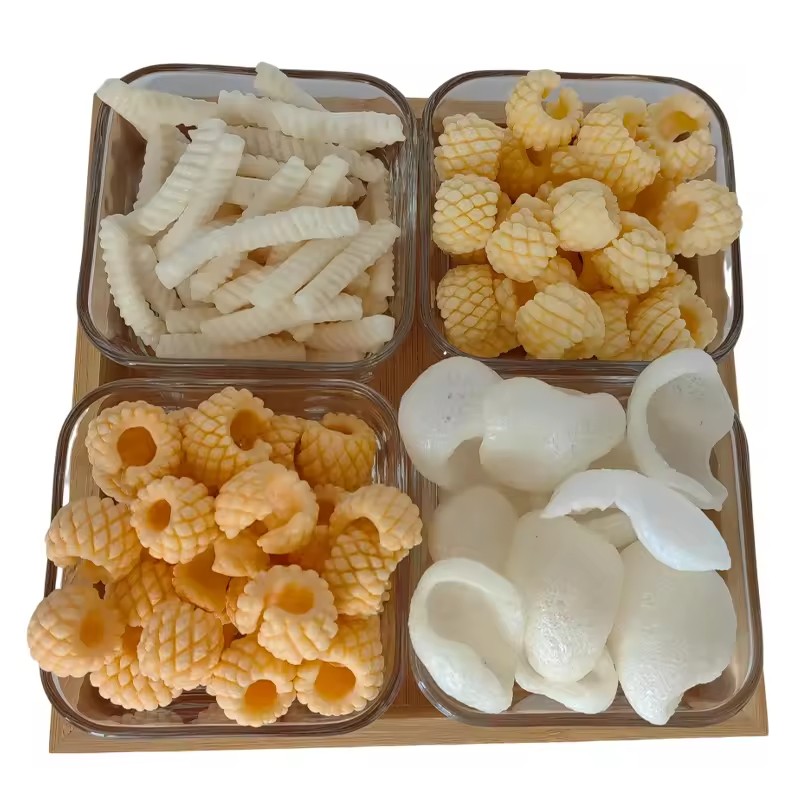 Factory inventory of various flavors of semi-finished products, customizable wholesale snacks