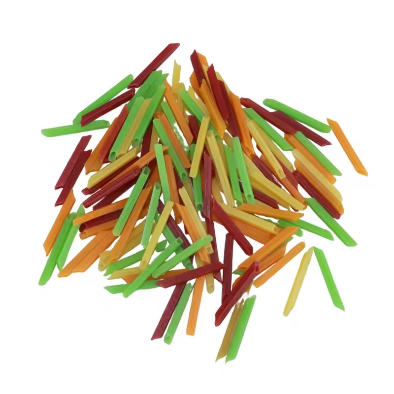 Wholesale of the Latest Flavors of Colorful Square Tube Snacks Semi-Finished Products