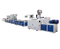 GERUI Customized Plastic Wood Making Machine WPC PVC windows Profile Extrusion Production Line