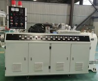 Twin screw extruder PVC extrusion production equipment PVC wood plastic material extrusion