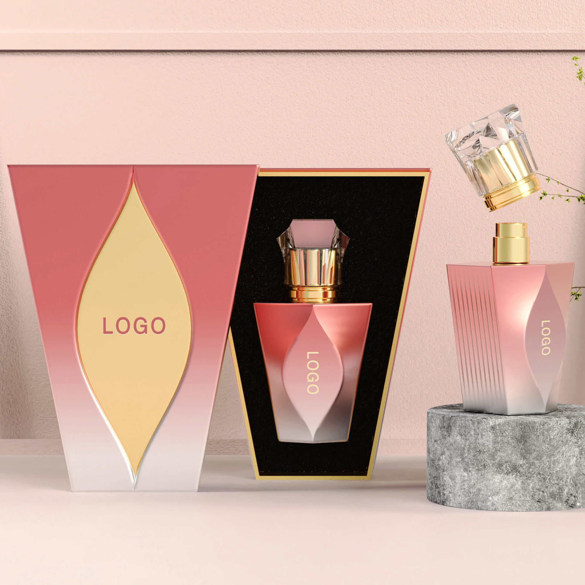 Refillable Custom Perfume Bottle With Sprayer