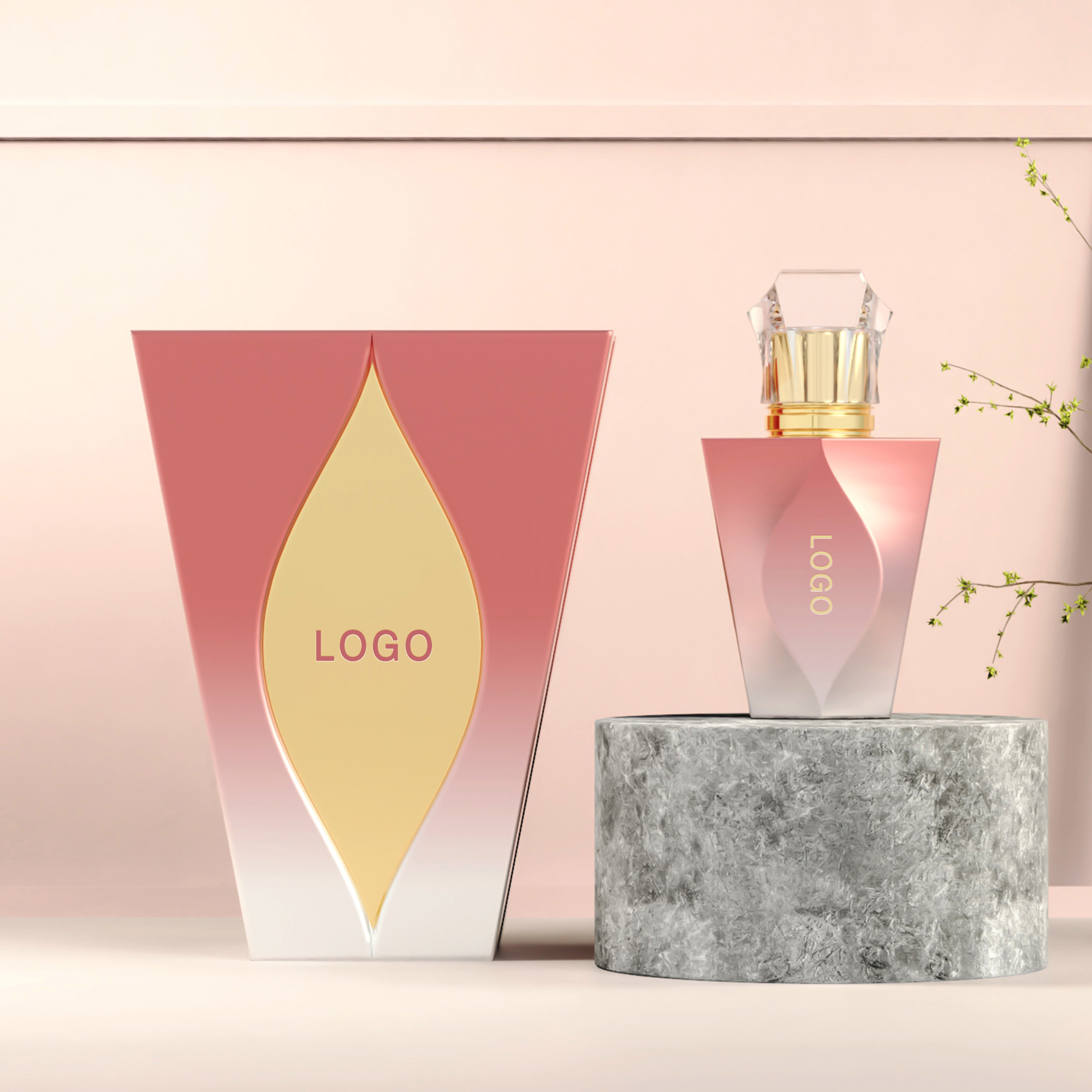 Refillable Custom Perfume Bottle With Sprayer