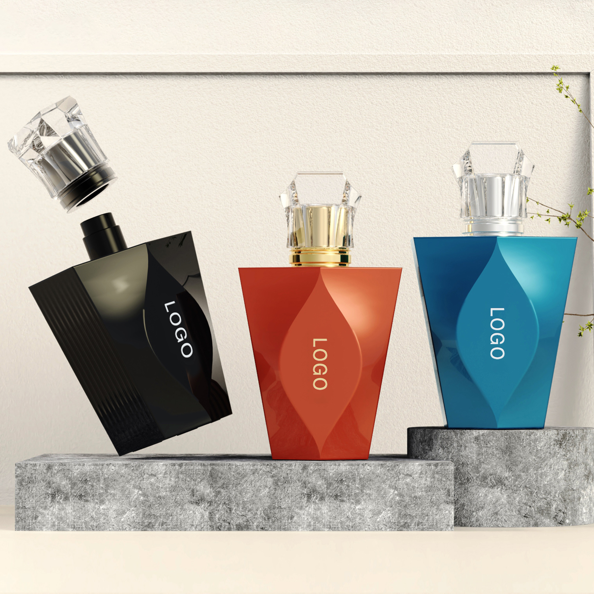 Refillable Custom Perfume Bottle With Sprayer