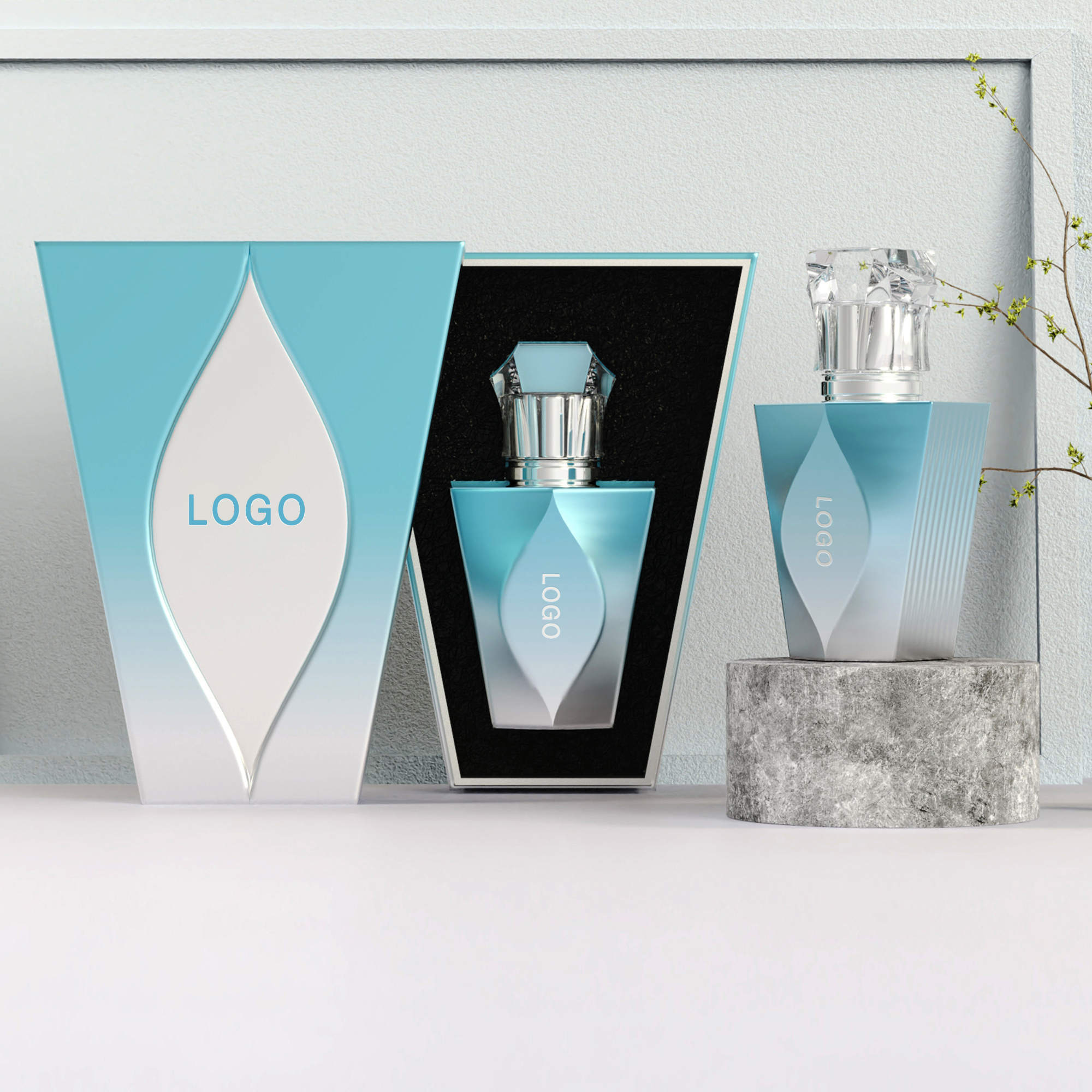 Refillable Custom Perfume Bottle With Sprayer