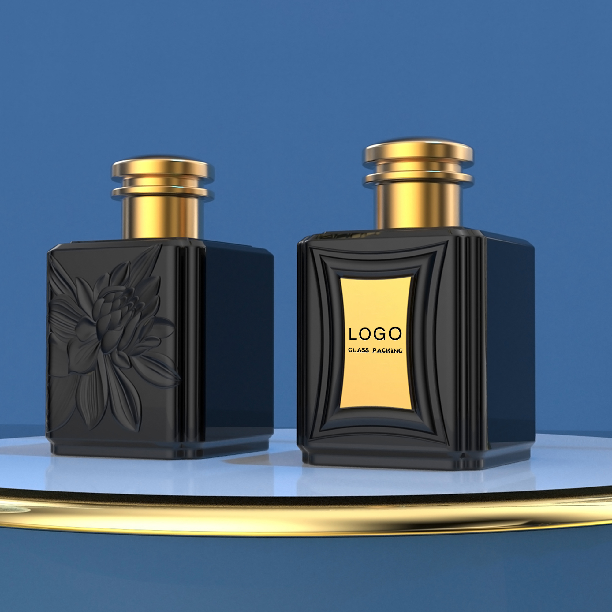 Eco-Friendly Recyclable Custom Perfume Bottle With Logo Printing