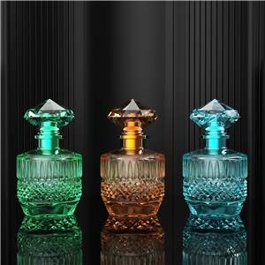 Custom Vintage Style Perfume Bottle With Classic Round Shape