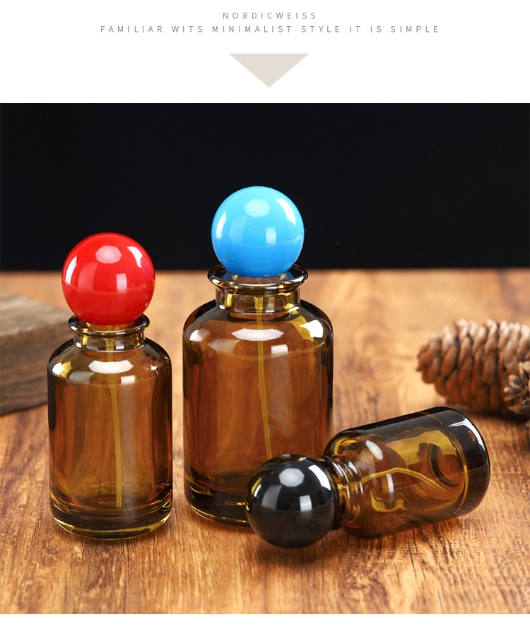 transparent perfume bottle