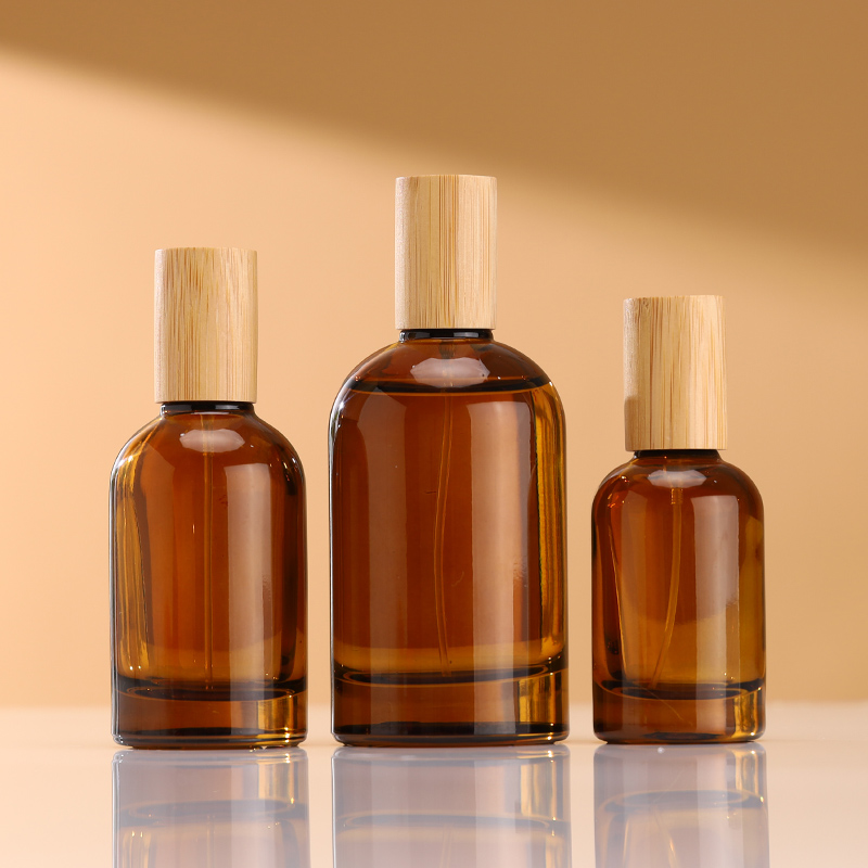 Thick Base Round Perfume Glass Bottle