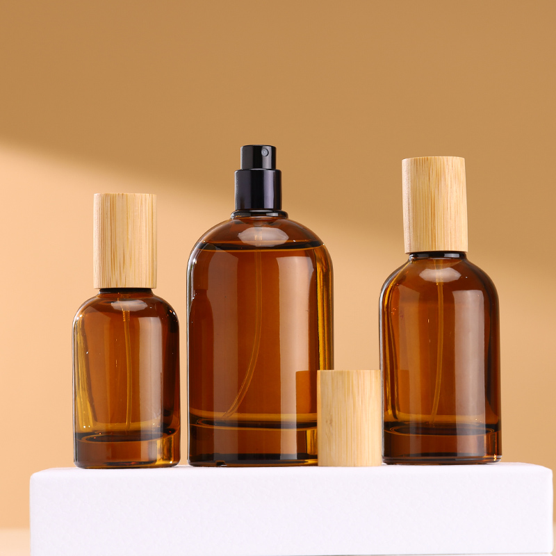 Thick Base Round Perfume Glass Bottle