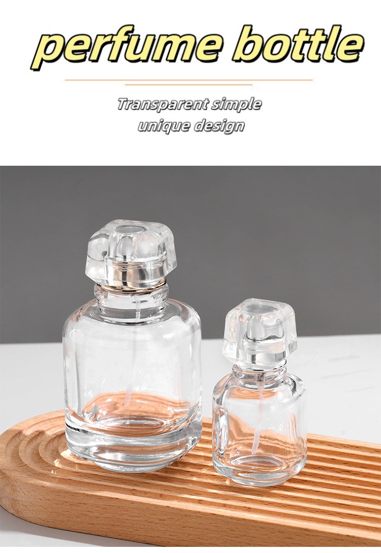 round shape glass bottle