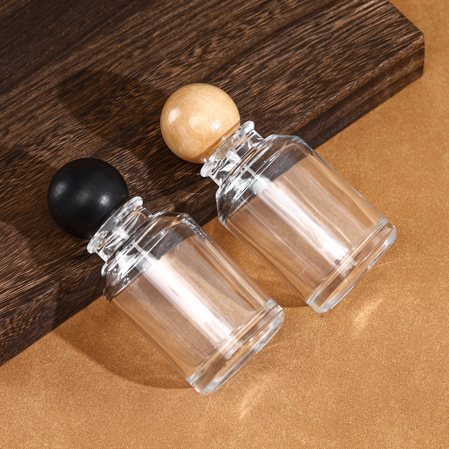 Refillable Round Perfume Glass Bottle 50ml
