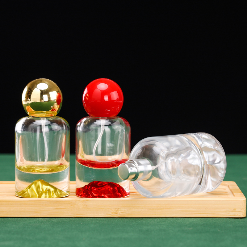 30ml 50ml 100ml Round Perfume Bottle With Box