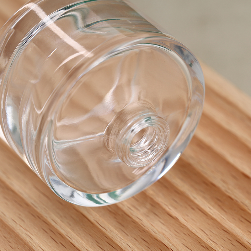 Colored Round Perfume Bottle With Atomizer