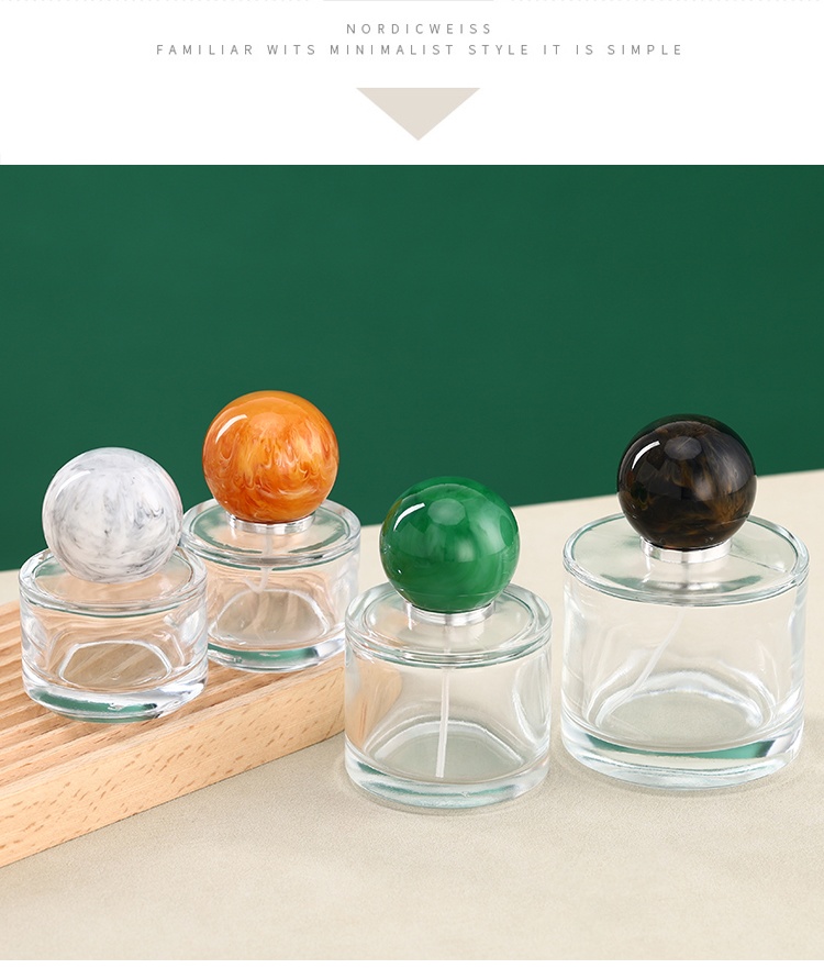 round perfume bottle