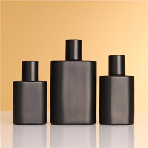 Clear Square Perfume Bottle With Magnetic Cap